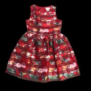 LAVENDER SHEER FLORAL DRESS